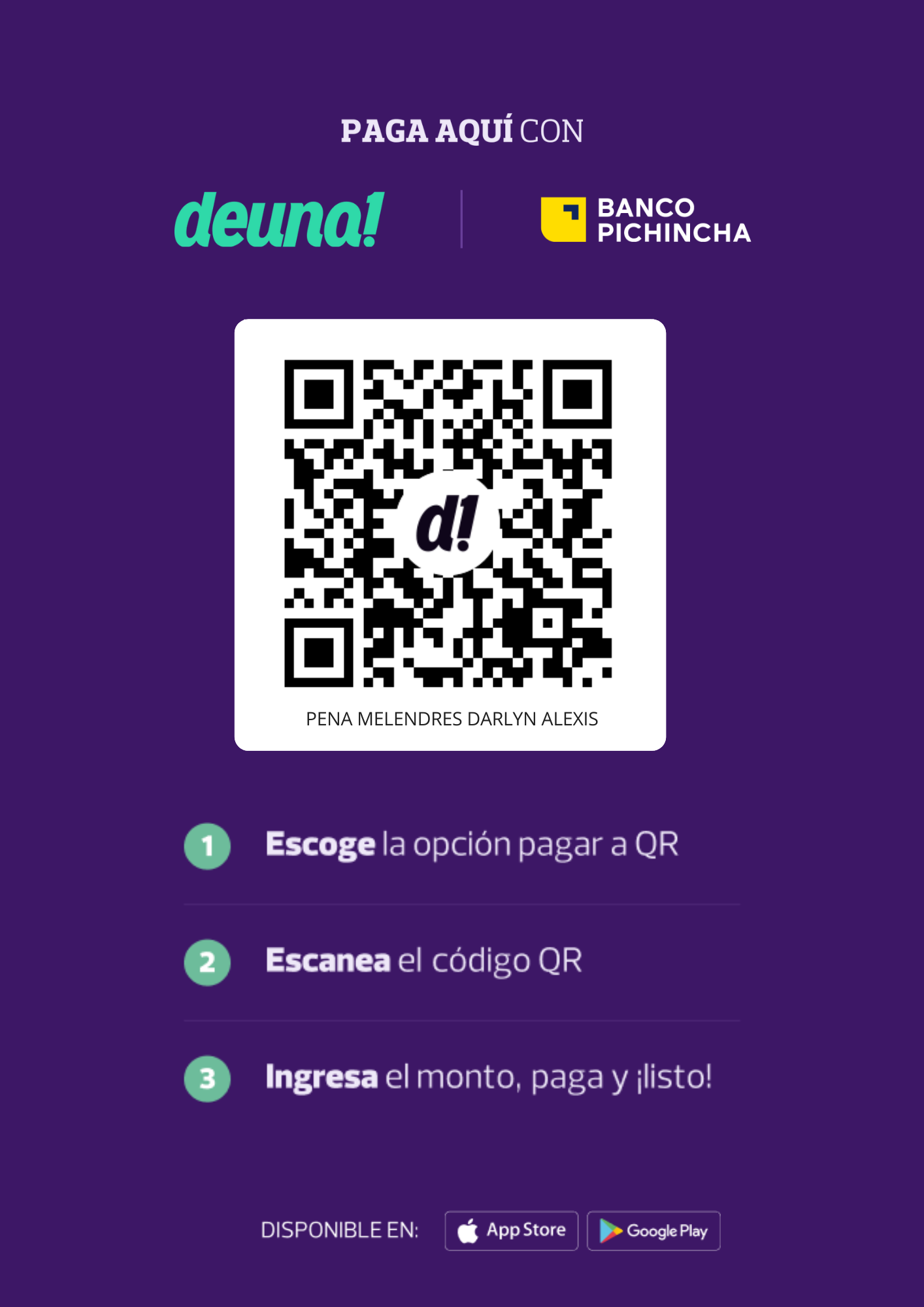 QR de pago Banco Pichincha